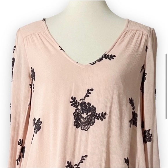 Free People for Revolve Emma’s Austin Embroidered Dress in Soft Pink Medium - Picture 10 of 10